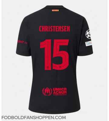 Barcelona Andreas Christensen #15 Udebanetrøje 2024-25 Kortærmet